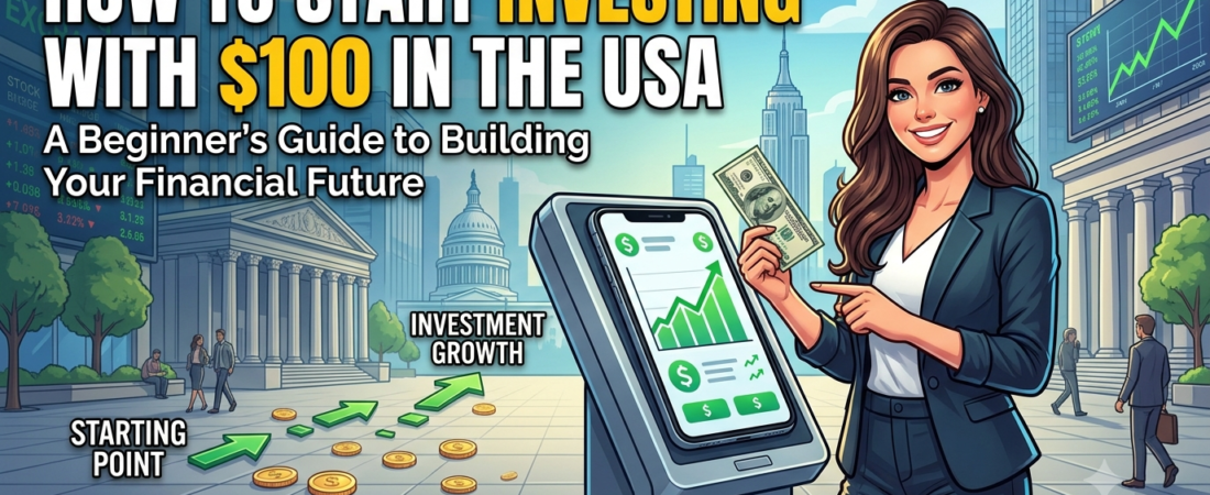 How to Start Investing with $100 in the USA — A Beginner’s Step-by-Step Guide