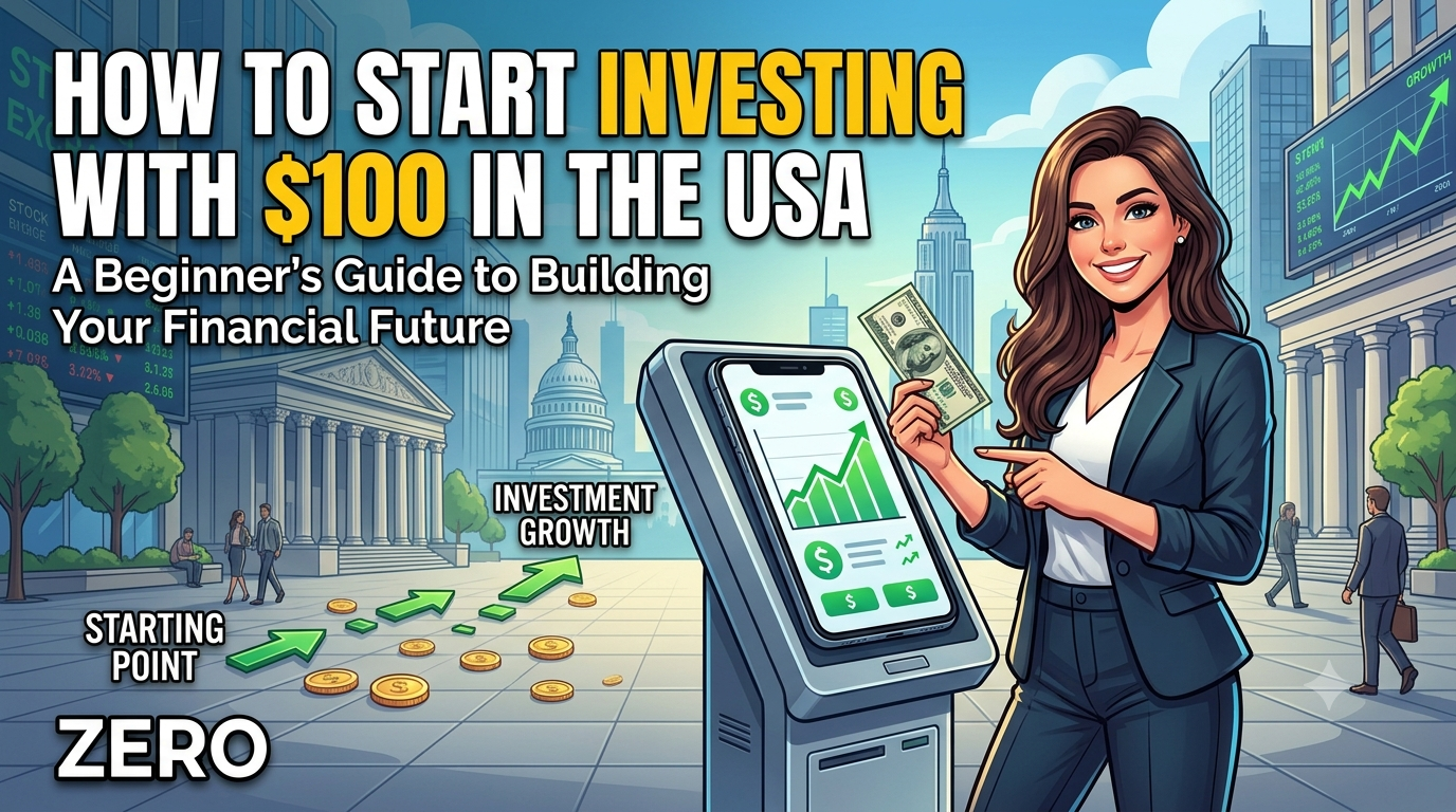 How to Start Investing with $100 in the USA — A Beginner’s Step-by-Step Guide
