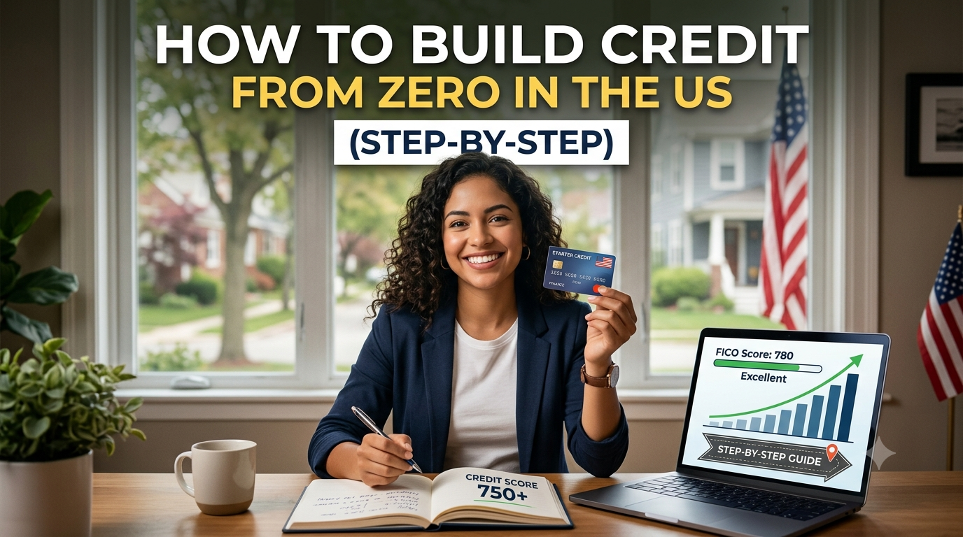 How to Build Credit from Zero in the US (Step-by-Step)
