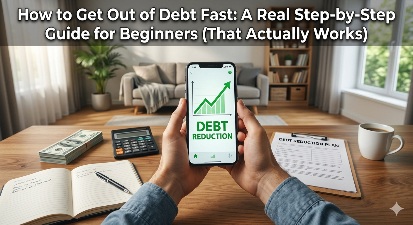 How to Get Out of Debt Fast: A Real Step-by-Step Guide for Beginners (That Actually Works)