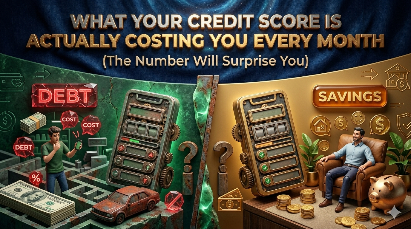 What Your Credit Score Is Actually Costing You Every Month (The Number Will Surprise You)