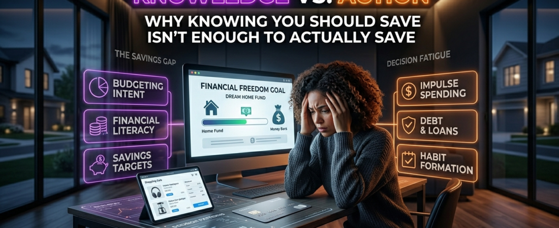 Why Knowing You Should Save Isn’t Enough — And What Actually Closes the Gap