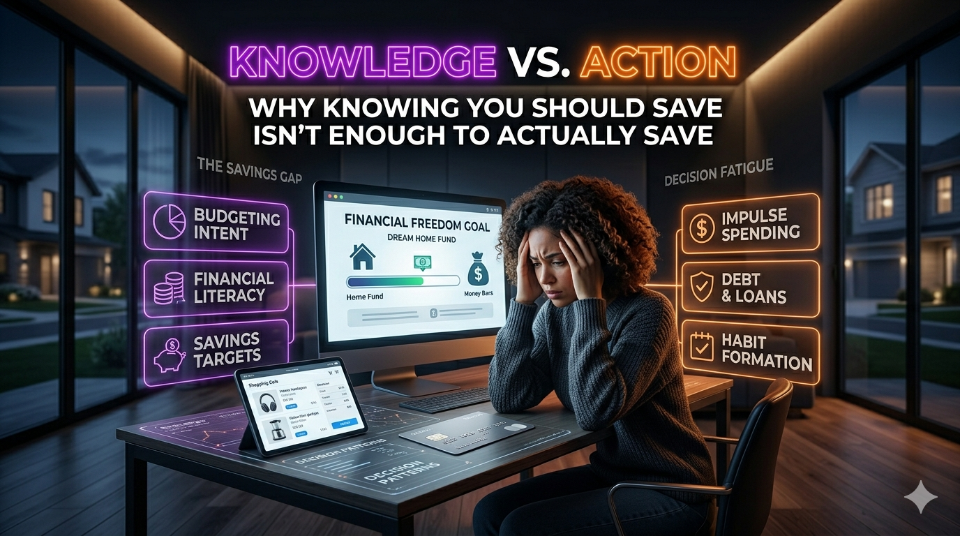 Why Knowing You Should Save Isn’t Enough — And What Actually Closes the Gap