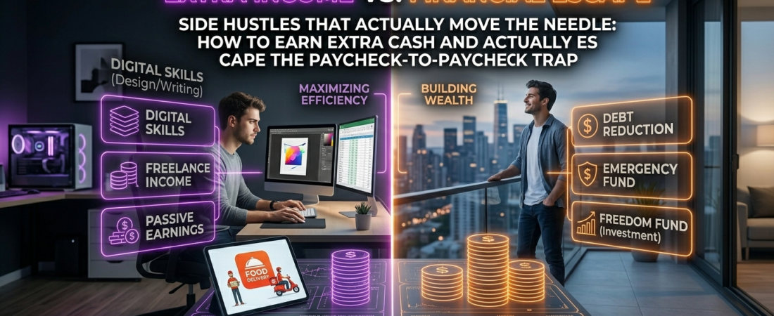 Side Hustles That Actually Move the Needle: How to Earn Extra Cash and Actually Escape the Paycheck-to-Paycheck Trap