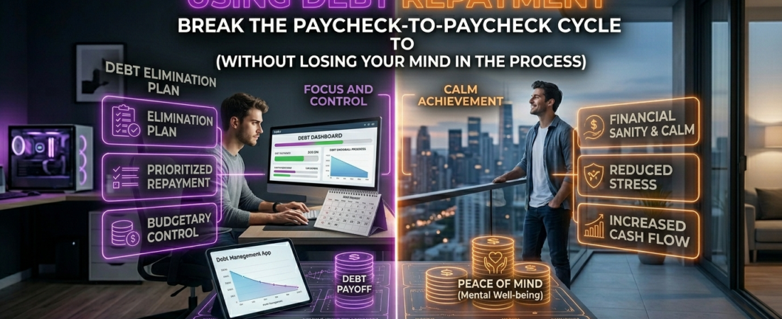 Using Debt Repayment to Break the Paycheck-to-Paycheck Cycle (Without Losing Your Mind in the Process)