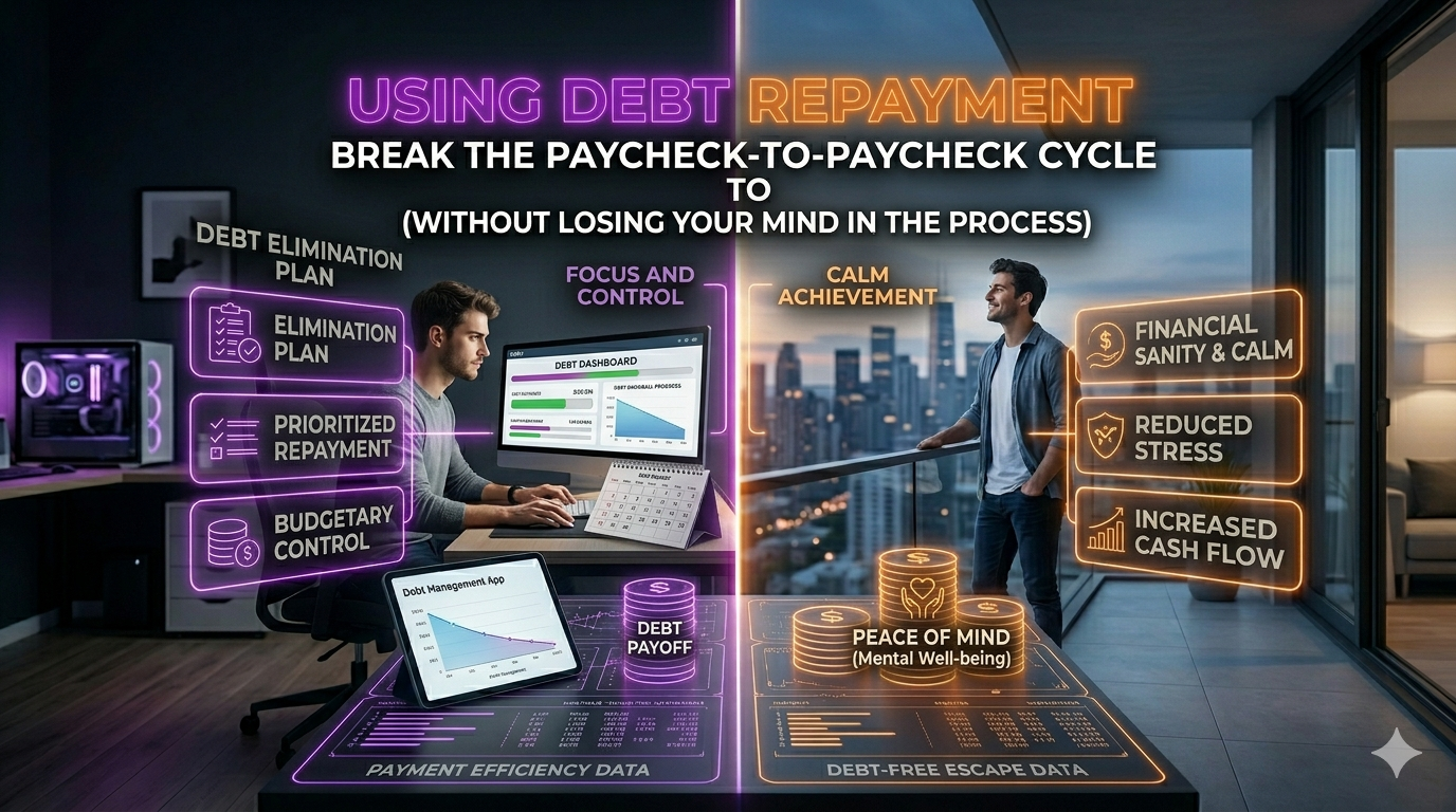 Using Debt Repayment to Break the Paycheck-to-Paycheck Cycle (Without Losing Your Mind in the Process)