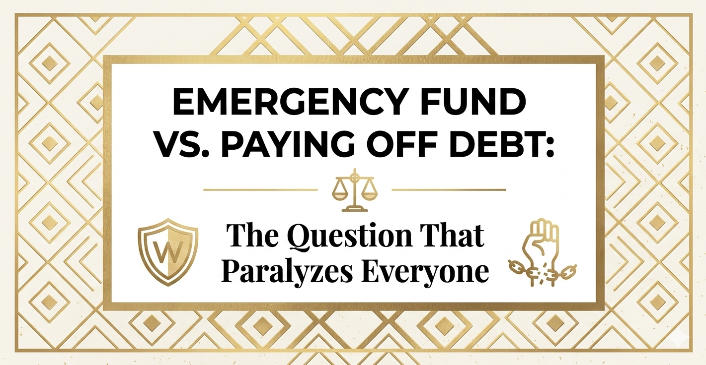 Emergency Fund vs. Paying Off Debt: The Question That Paralyzes Everyone