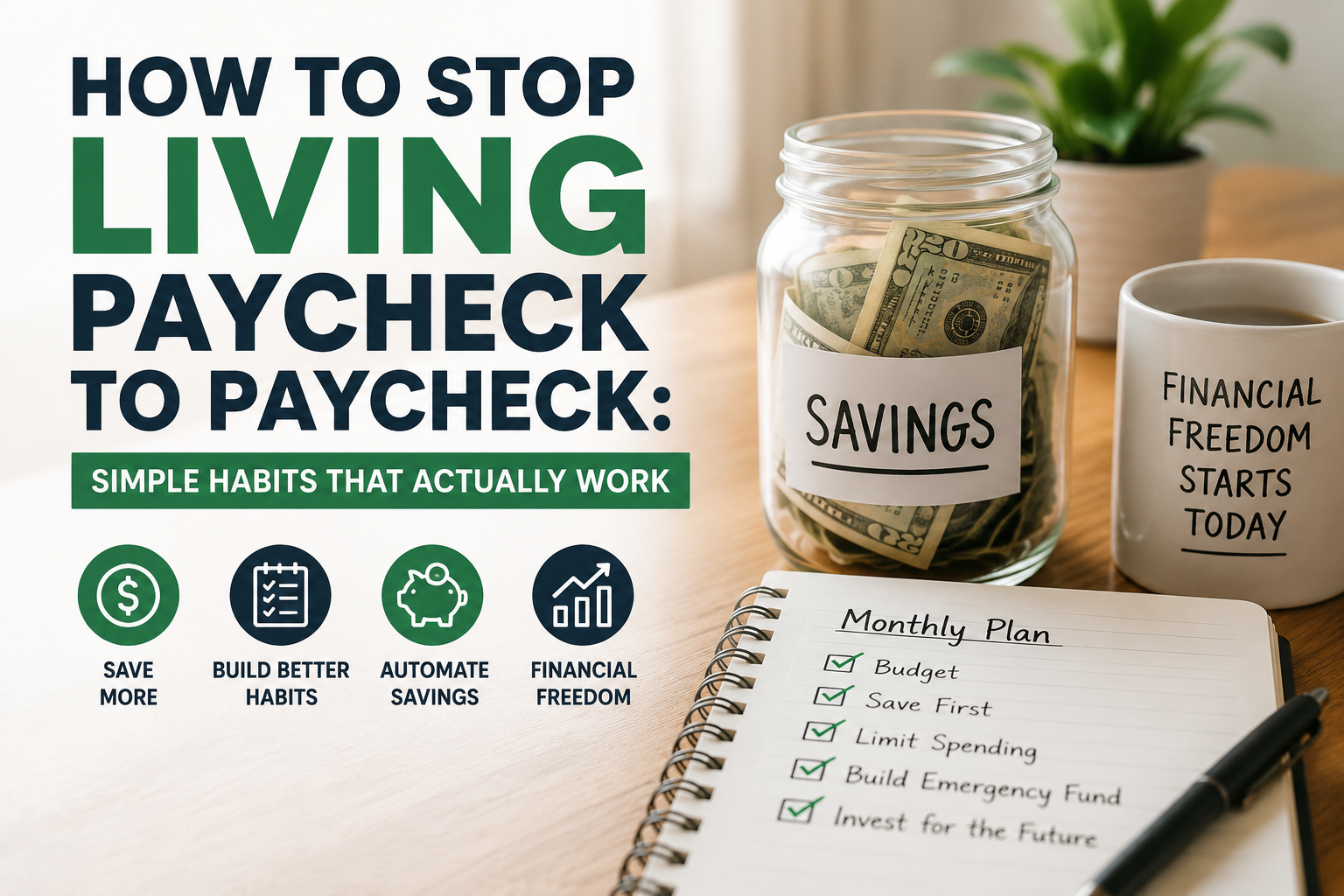 How to Stop Living Paycheck to Paycheck: Simple Habits That Actually Work